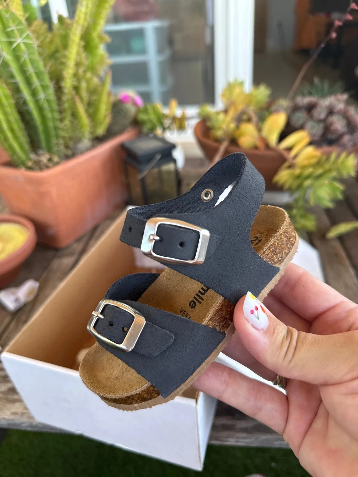 Sandalias infantiles Settenote de piel – photo 5